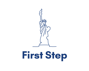 USA Statue of Liberty logo design