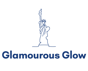 USA Statue of Liberty logo design