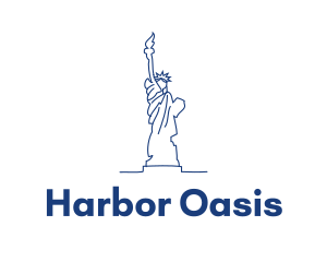 USA Statue of Liberty logo design