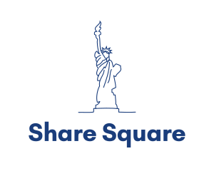 USA Statue of Liberty logo design