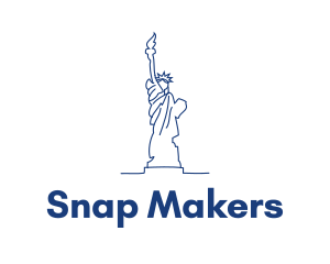 USA Statue of Liberty logo design