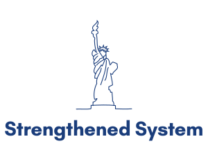 USA Statue of Liberty logo design