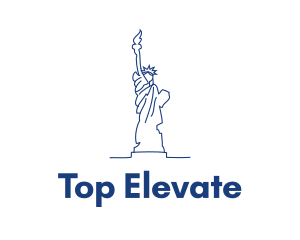 USA Statue of Liberty logo design