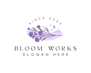 Dainty Floral Beauty logo design