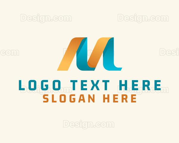 Business Tech Letter M Logo