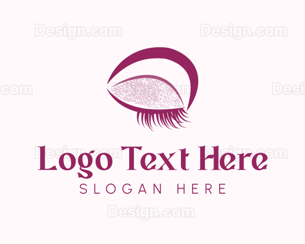 Purple Eyebrow Makeup Logo