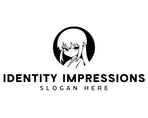 Anime Chibi Character logo
