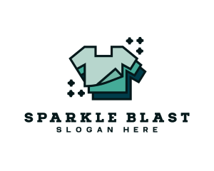 Sparkling Clean Shirt logo design