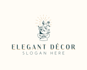 Scented Flower Decoration logo design