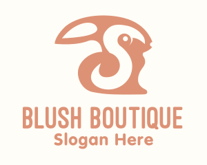 Blush Pink Bunny logo