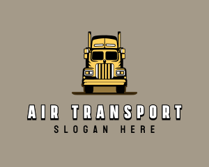 Automotive Haulage Trailer Truck logo design