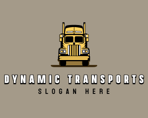 Automotive Haulage Trailer Truck logo design