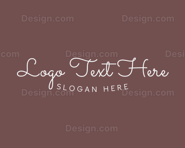 Elegant Beauty Advertising Logo