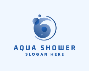 Water Aqua Splash logo design