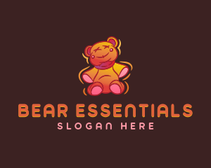 Graffiti Teddy Bear logo design