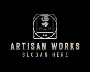 Metalworks Laser Manufacturing logo design