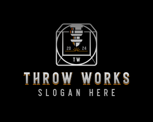 Metalworks Laser Manufacturing logo design