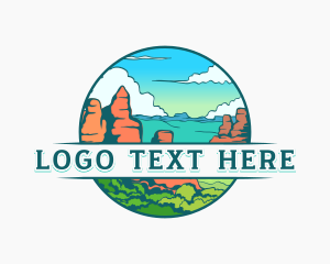 Canyon Mountain Landscape logo