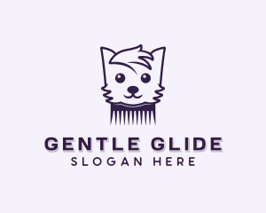 Dog Pet Comb logo