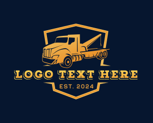 Tow Truck Transportation logo