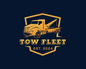 Tow Truck Transportation logo