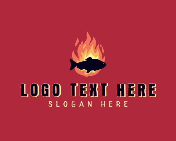 Seafood logo example 3