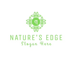 Leaf Flower Nature Farm logo design