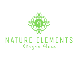 Leaf Flower Nature Farm logo design