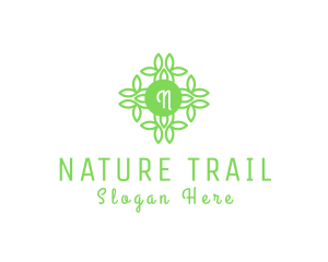 Leaf Flower Nature Farm logo design