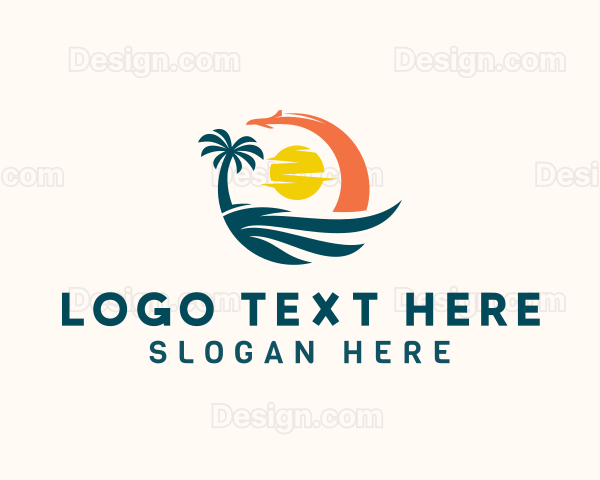 Vacation Beach Resort Logo