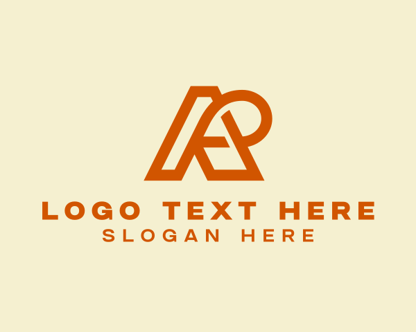 Letter Ar logo example 3
