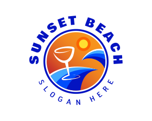 Summer Beach Resort logo design