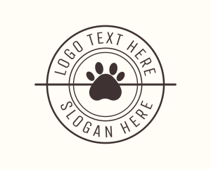  Puppy Dog Pet Paw logo