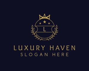 Luxury Royal Crown logo design