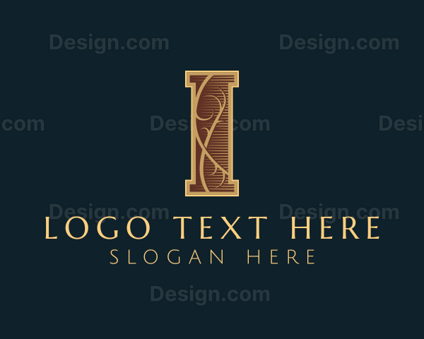 Elegant Ornate Firm Letter I Logo