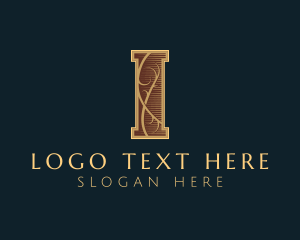 Elegant Ornate Firm Letter I logo