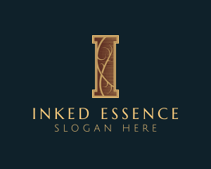 Elegant Ornate Firm Letter I logo design