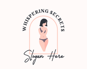 Woman Underwear Model  logo