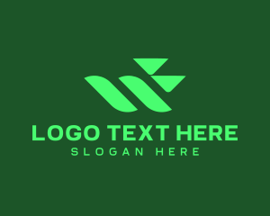 Tech Business Letter W logo