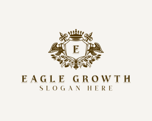 Royal Eagle Crest logo design