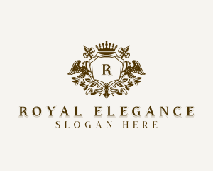 Royal Eagle Crest logo design