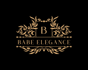 Elegant Floral Boutique logo design