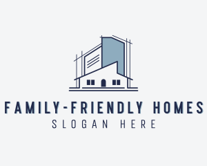 Home Residence Architecture logo design