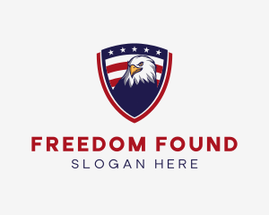 American Eagle Shield logo design