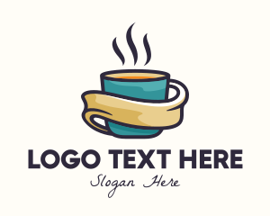 Hot Coffee Cup logo