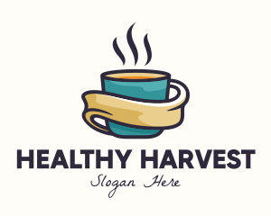 Hot Coffee Cup Logo