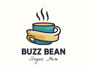 Hot Coffee Cup logo design