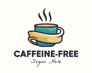 Hot Coffee Cup logo design