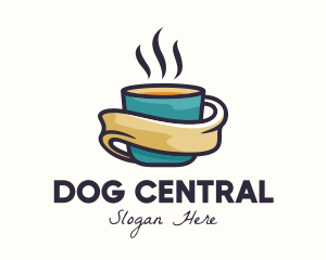 Hot Coffee Cup logo design