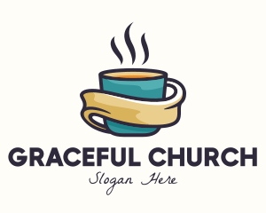 Hot Coffee Cup logo